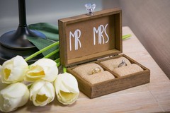 Cypress Home Wedding Decor “and Then Two Become One” Mr. and Mrs. Wo