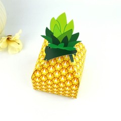 50PC Wedding Pineapple Candy Box Baby Shower Birthday Favors Gift Paper Gift Bag