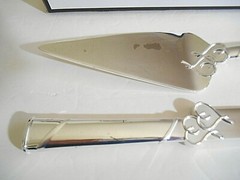 LENOX TRUE LOVE 2 PIECE DESSERT SET WITH BOX 13 INCH
