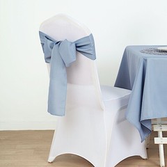 100 Polyester CHAIR SASHES Bows Ties Wedding Party Supplies Wholesale Discount