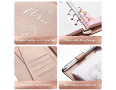 AW Bridal «Future Mrs» Wedding Planner-Rose Gold-Leather-NEW OUT OF PKG