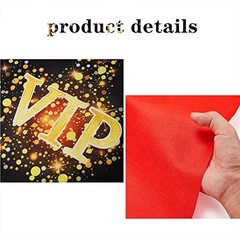 Red Carpet Runner 2.6 x 15 ft Christmas Not Slip Red Aisle Runner VIP Stage