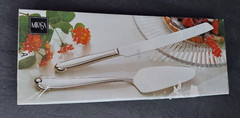 Mikasa Classico Satin Stainless Steel Dessert Set Pie Server & Cake Knife