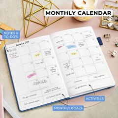 Legend Planner Daily for 3 Months – Undated Monthly Weekly & Daily Planner
