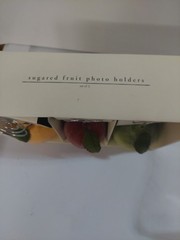 Pier One Sugared Fruit (Apple,Pear,Lemon)Photo/Place Card Holders (Set Of 3)