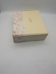 Lenox Opal Innocence Event Guestbook With Pen Silverplated