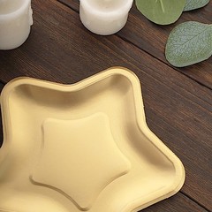 25 MATTE GOLD 7″ Star Shaped Paper Salad Dinner PLATES Party Events Decorations