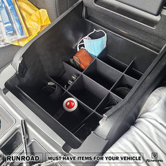 Center Console Organizer Dividers Compatible with Ford F150 2015-2020 (Full Cons
