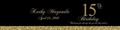 100 Quinceanera Sweet 15 Water Bottle Labels Engagement Party Special Occasion