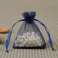 4×6 Inch Organza Gift Bags with Drawstring for Jewelry,Candy,Set of 100 Navy Blu