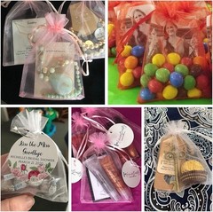 50 Pack Organza Bags 4 x 6 inch Small Bags Favor Bag Sheer Mesh Bag White Gift
