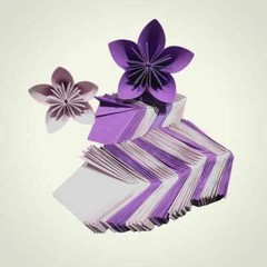 Origami Kusudama Flower Kit – Pre-folded – Ready To Glue Multi-coloured