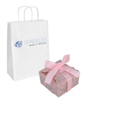 10 Pink Small Ribbon Wedding Favor Gift Boxes Party Event Candy Box Free Ship
