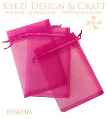 2″x3″, 3″x4″, 4″X6″, 5″x7″ Choose Your Own Colors Sheer Drawstring Organza Bags