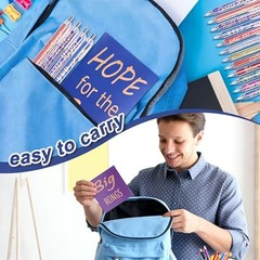 72 Pcs Inspirational Gifts Bulk Set,Motivational Notepads Ballpoint Pens with