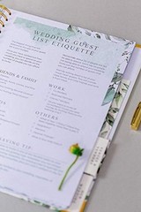 Wedding Planner & Organizer – Floral Gold Edition – Diary Engagement Gift Book
