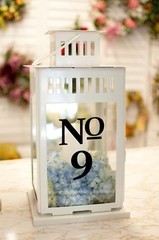 Wedding Table Numbers 1-10,15, 20, or 25 Custom Centerpiece Vinyl Sticker Decals