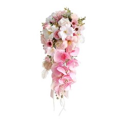 Waterfall Bridal Bouquet Floral Centerpiece for Festival Proposal Marriage