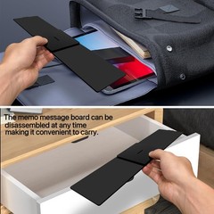 Detachable Acrylic Monitor Memo Board & Message Holder by Black