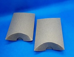 Pillow Gift Boxes for Party Favors & Treats, Brown Kraft Paper, 40 Pcs. NEW