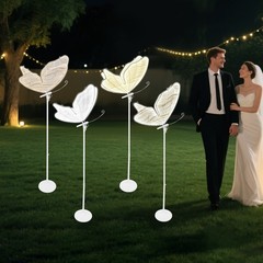 LED Ambient Light Wedding Decoration Light 60*146-178cm Butterfly Floor Lamp