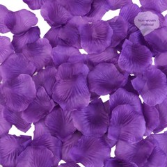 1000pcs Silk Rose Petals Decorations for Wedding Party (Purple)