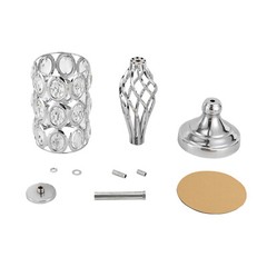 10PCS Silver Vases Wedding Centerpieces Flower Stand Table Decor Flower Vase