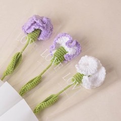 10Pcs Handwoven Carnation Flower,Knitted Carnation Flower Carnation(10colors)