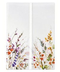 Puremigo 50 Pack Wildflower Printed Pre-Folded Vellum Jackets for
