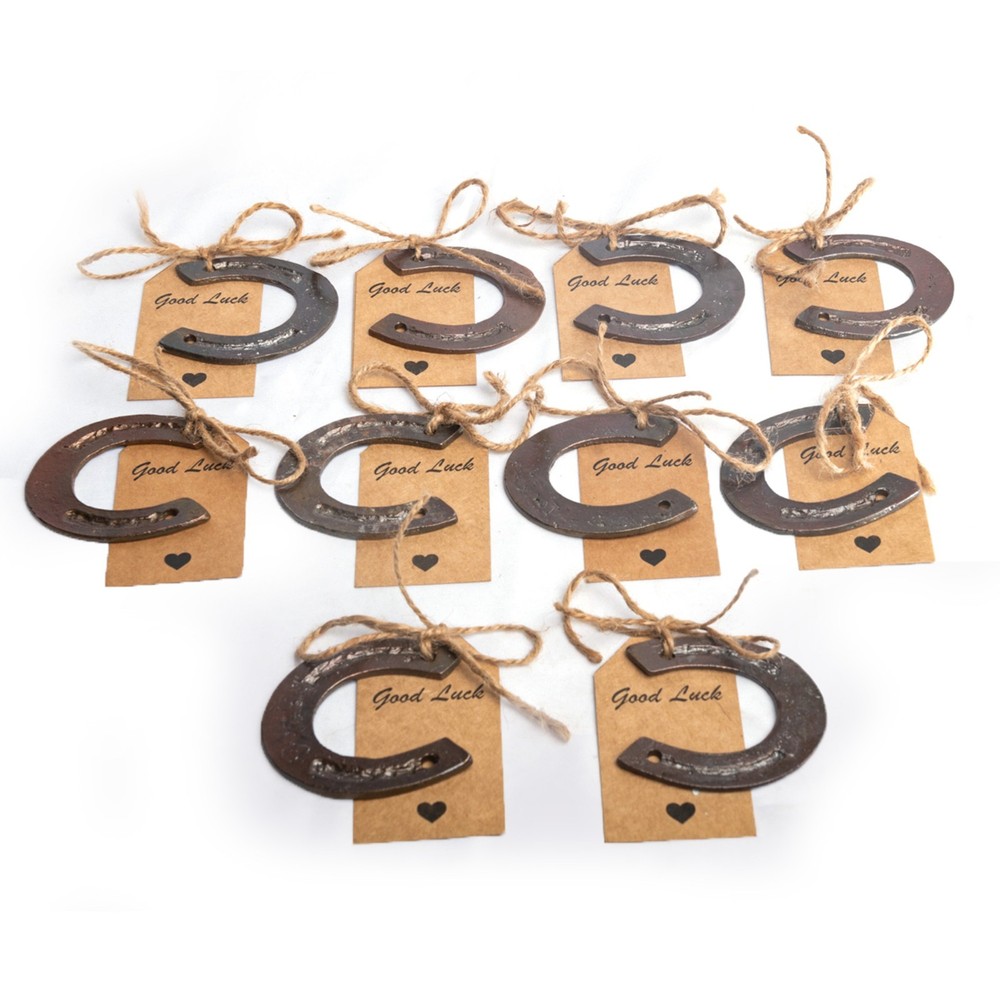 10/20/40 pcs Lucky Horseshoe Mini Decor Wedding Favors for Guests Vintage Metal