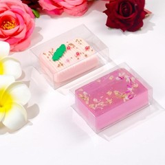 Clear Plastic Boxes Handmade Soap Treats Gifts Party Favors Wedding Events New
