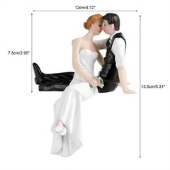 💞 New Unique, Beautiful and Romantic Wedding cake topper, hand-painted!!! 💞