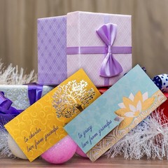 PARTH IMPEX Shagun Gift Envelope 7.5″ x 3.5″ Inches, Assorted Color & Design