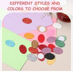 25 Pcs Wax Seal Stickers, Self Adhesive Rose Envelope Seal Stickers, Silver