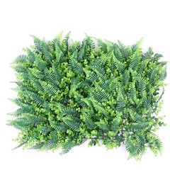 4 GREEN Assorted Artificial Foliage UV Protected WALL PANELS Party Decorations