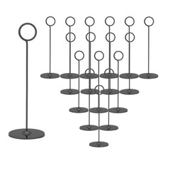 16 Pieces Table 8 inches Table Number Holders Place Steel Card Holders for Ph…