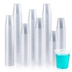 2000 Pack 3 OZ Cold Clear Small Plastic Cups, 3 Ounce 3oz-2000pack-clear-cups