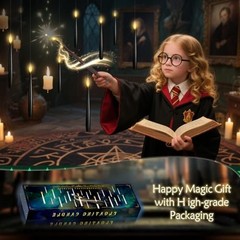 Flameless Floating Candles with Wand，12 Pcs Magic LED Hanging Black-12pcs