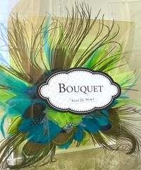 Peacock Feather Wedding Bouquet By Lillian Rose 9” Colorful Well Made