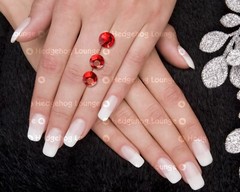 350pc Round 4 Carat 0.4inch 10mm Diamonds Confetti, Christmas Red Acrylic Gems