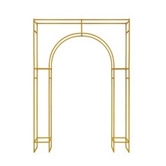Free Standing Wedding Arch Backdrop Stand Square Metal Balloon Arch Stand
