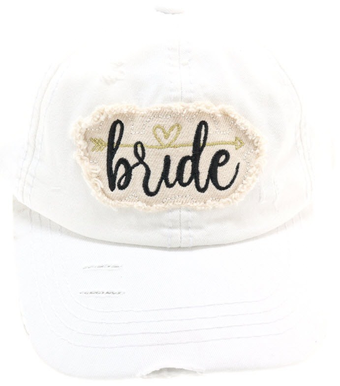 Bride Baseball Cap Vintage Embroidered Bachelorette Party Bride To Be Hat