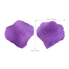 1000pcs Silk Rose Petals Decorations for Wedding Party (Purple)