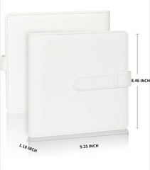360 Pockets Photo Album Fujifilm Instax Mini LiPlay 12 11 9 8 40 White-New