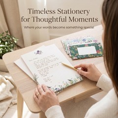 Beautiful Stationery Set with Envelopes – Premium-Quality, No-Bleed Lined Let…