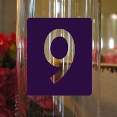Wedding Table Numbers 1-10,15, 20, or 25 Vinyl Sticker Decals Squares (b)