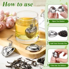 Gisafai 30 Set Bridal Shower Tea Party Favors for Guest Individual 30 Silver