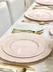 » OCCASIONS » 50 Plates Pack (25 Guests)-Extra Heavyweight Vintage Wedding Di…