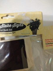 Mini Chalkboard Stake Signs. Sign Is 2.5 x 2″. Lot of 18