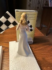 Weddingstar Bride At the Finish Line with the Checkered Flag Wedding Topper NWT